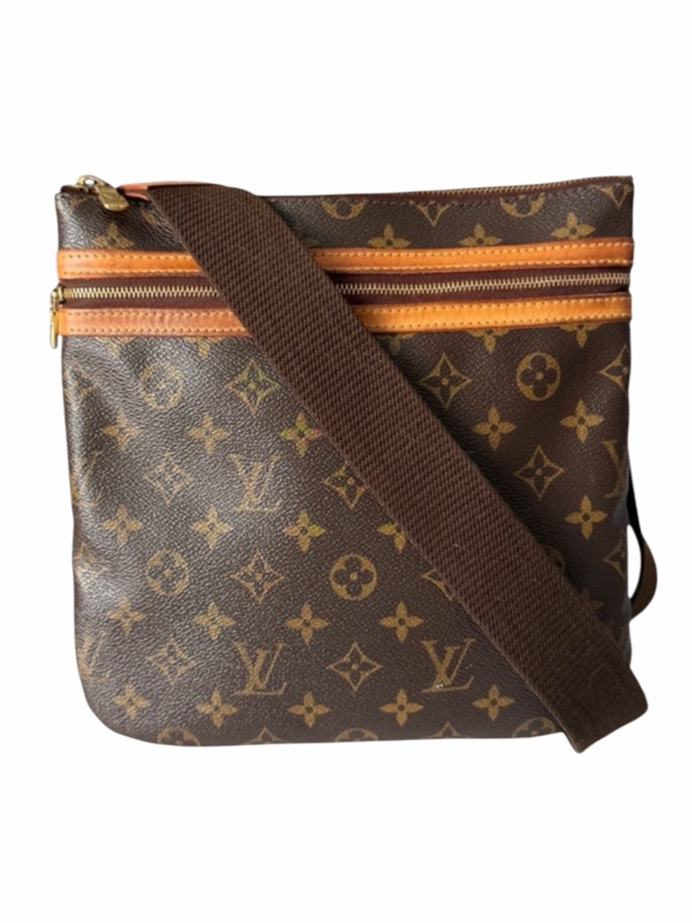Louis Vuitton Bosphore Pochette Monogram Canvas Crossbody Bag